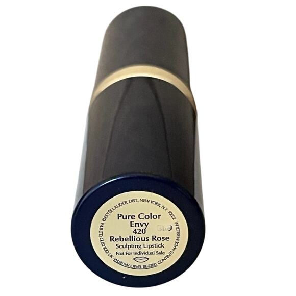 2x Estee Lauder Pure Color Envy Sculpting Lipstick ~ 420 REBELLIOUS ROSE - Picture 4 of 5